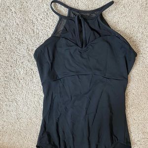 Bloch Black Leotard with intricate stitch work